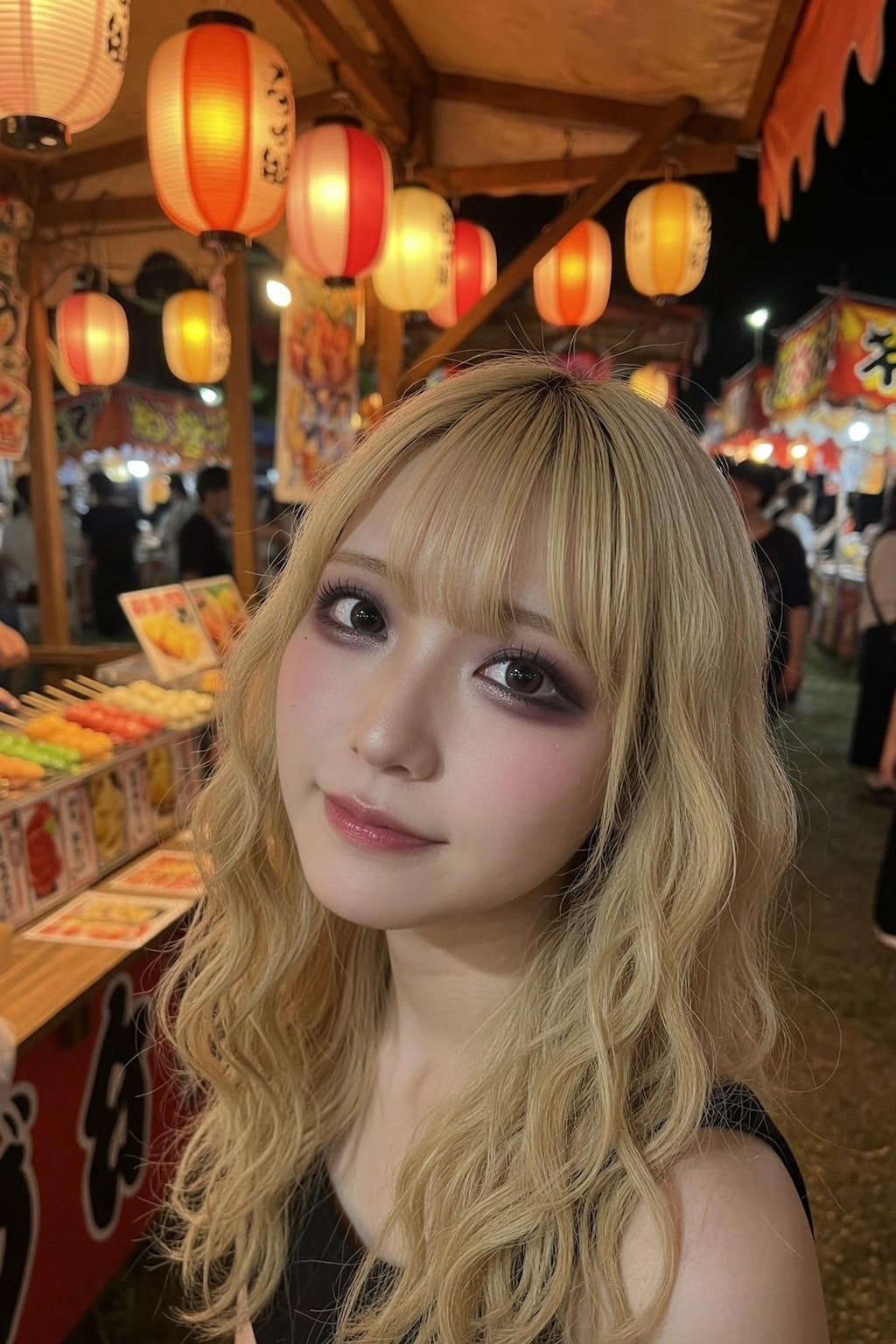 金髪ちゃん　夏祭り