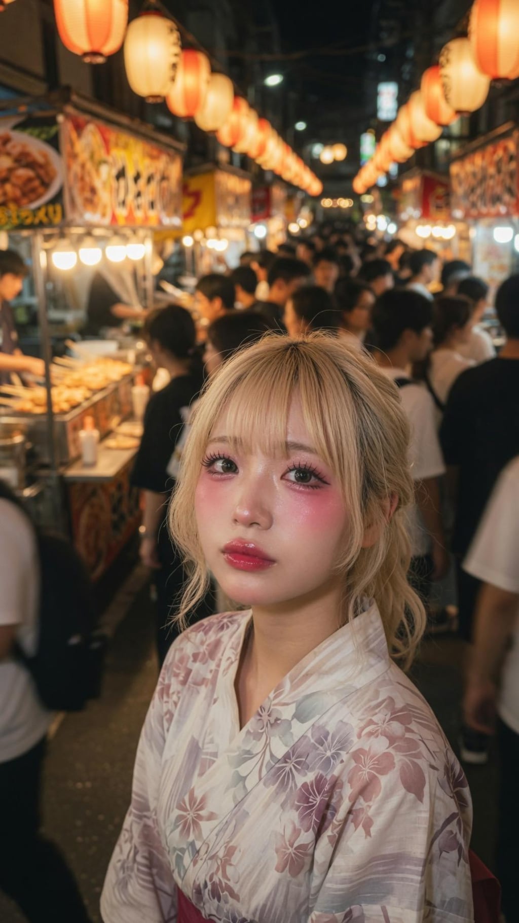 金髪ちゃん　夏祭り