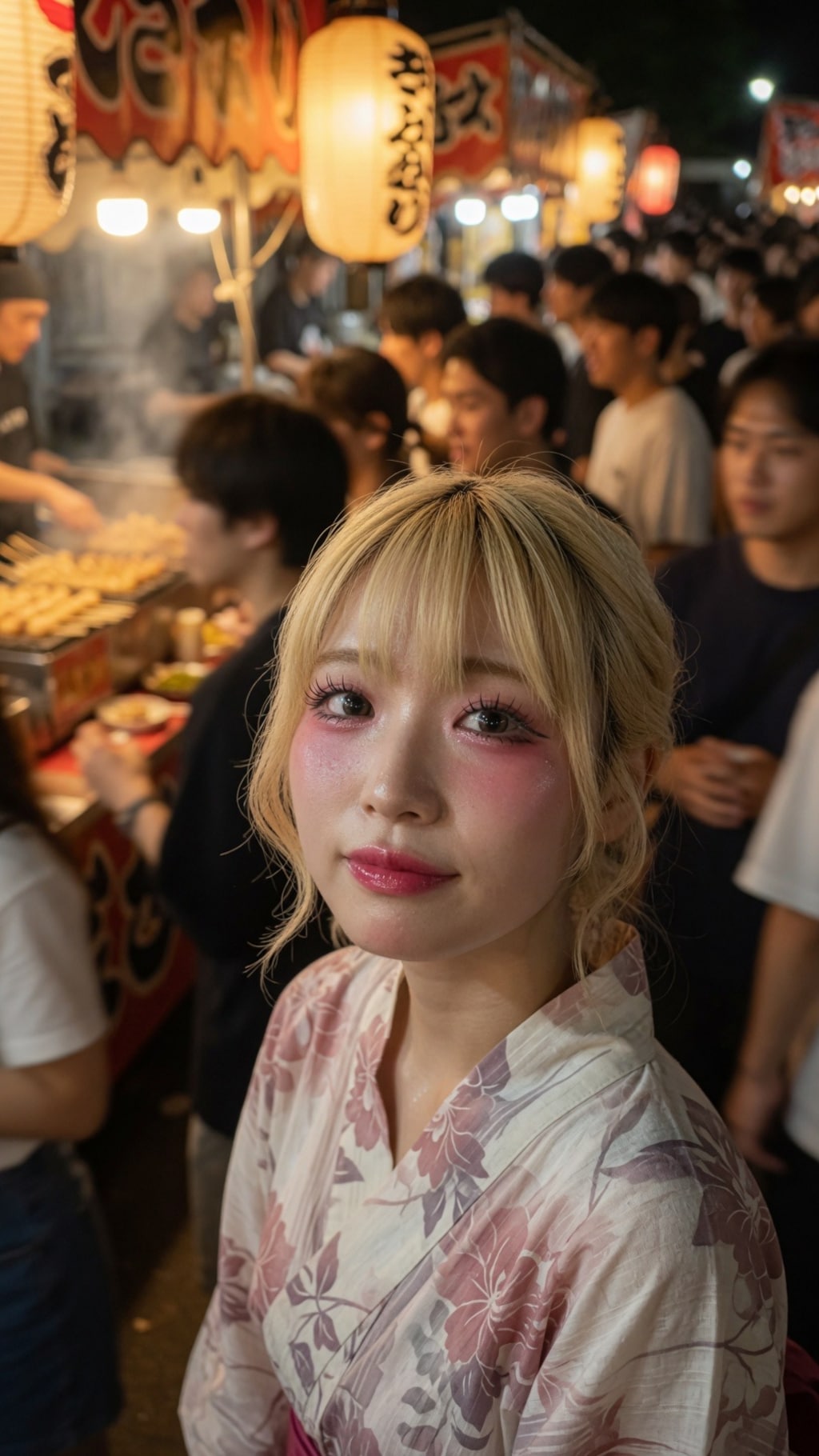 金髪ちゃん　夏祭り