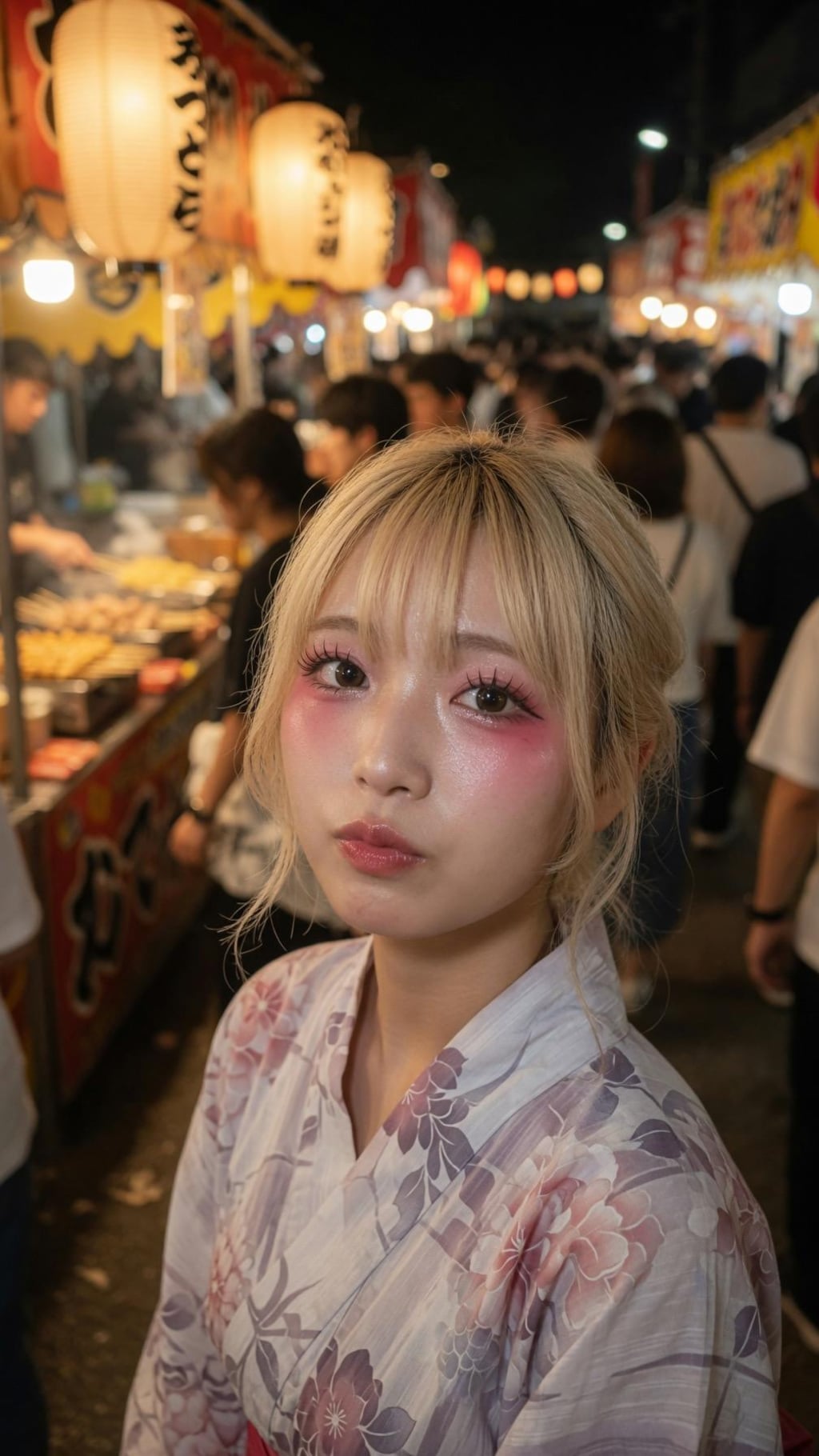 金髪ちゃん　夏祭り