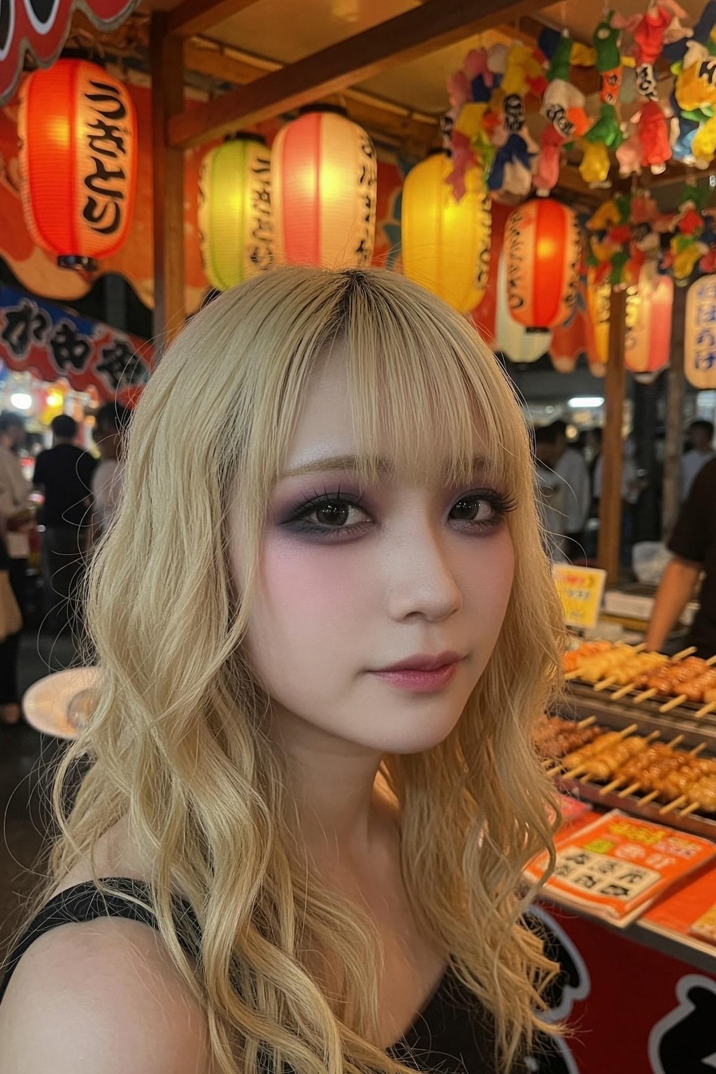 金髪ちゃん　夏祭り