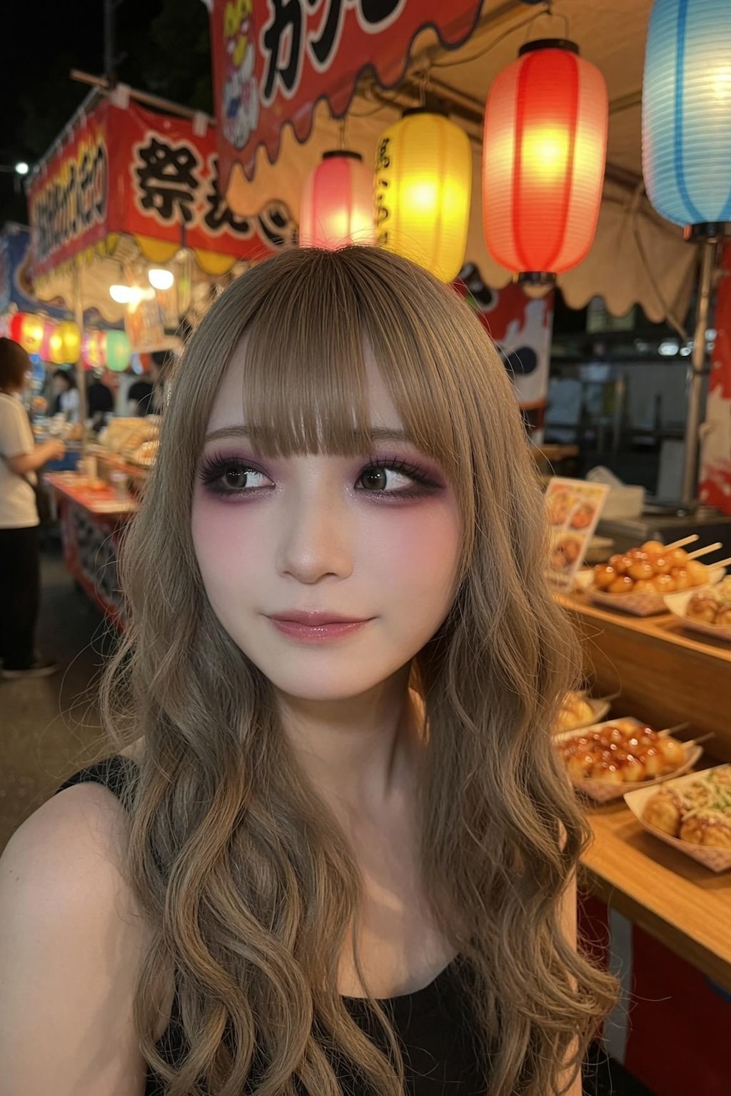 金髪ちゃん　夏祭り