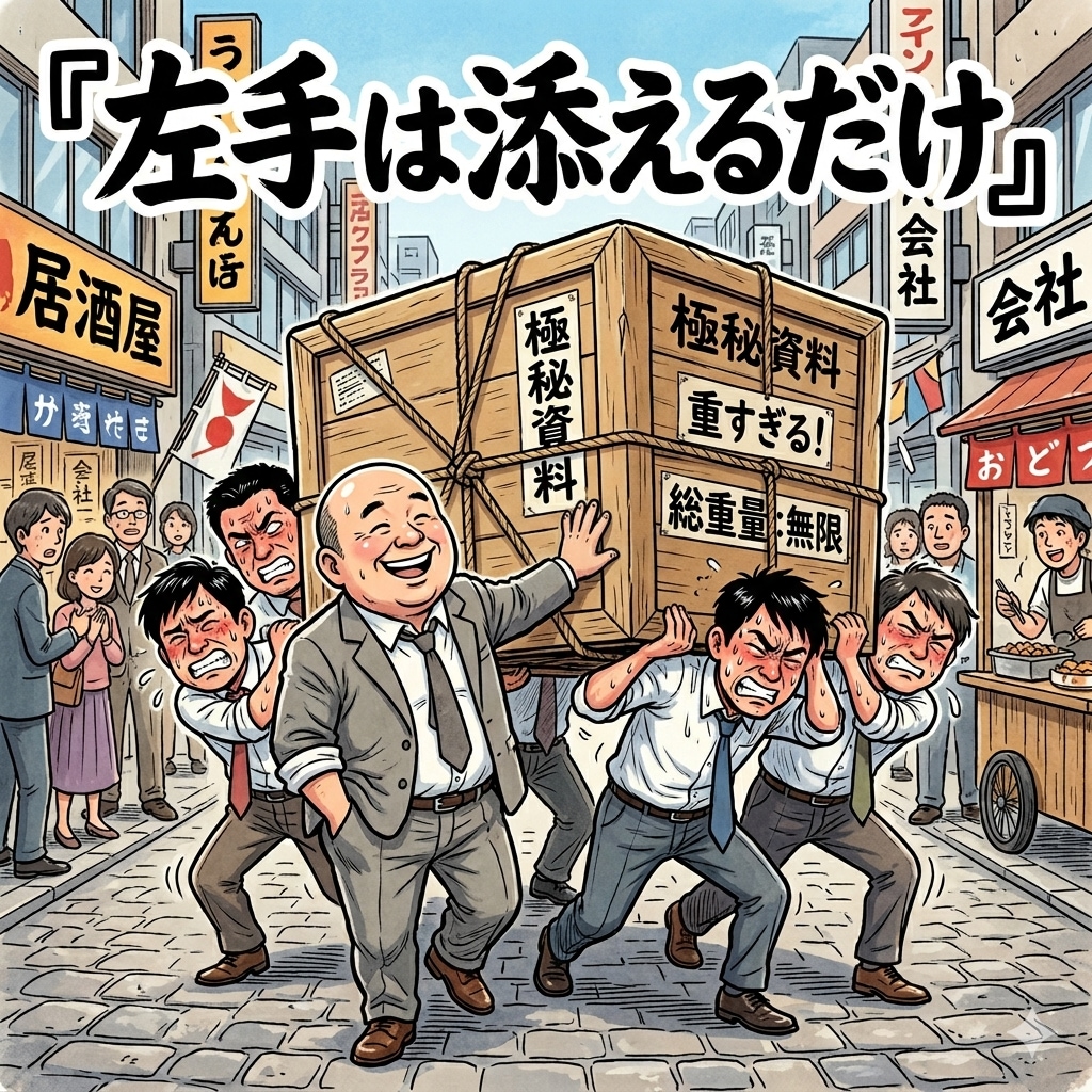 左手は添えるだけ