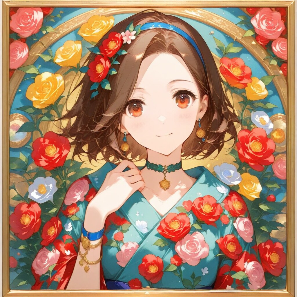 着物と花 | の人気AIイラスト・グラビア