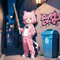 ねこちゃんのカーゴパンツ姿！！ 2枚目
