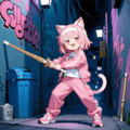 ねこちゃんのカーゴパンツ姿！！ 5枚目