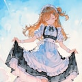 (APRICOT)カーテシーmaid 2枚目