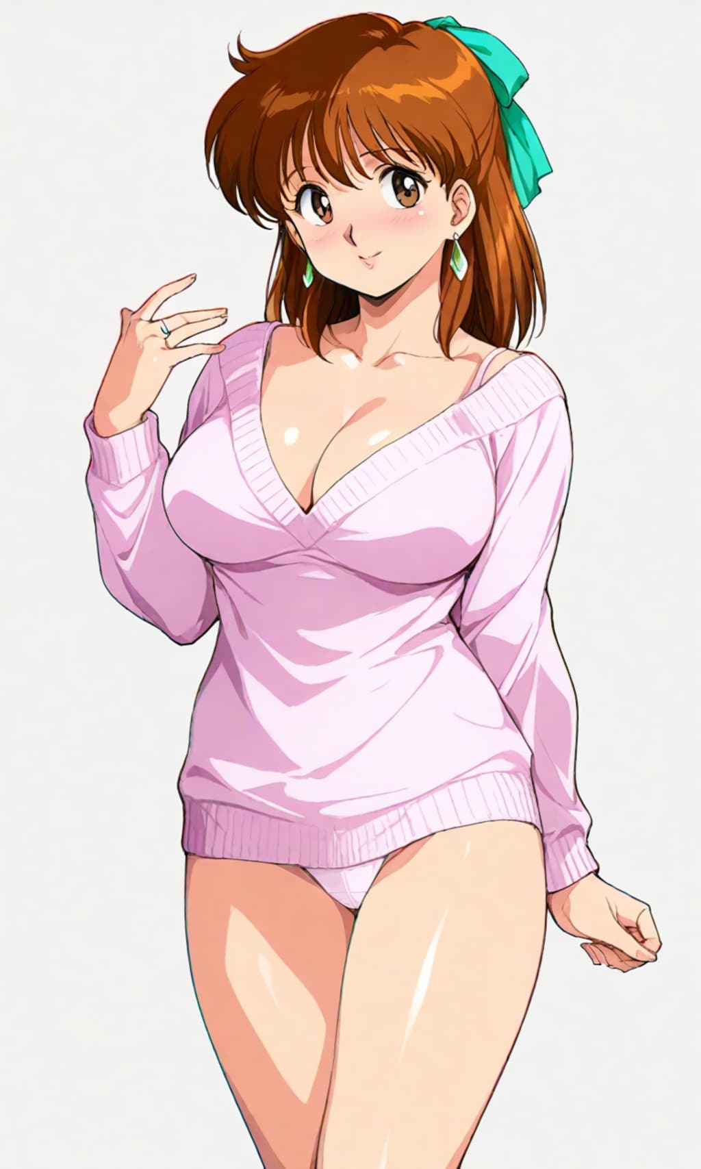 セーターを着たアニス先生