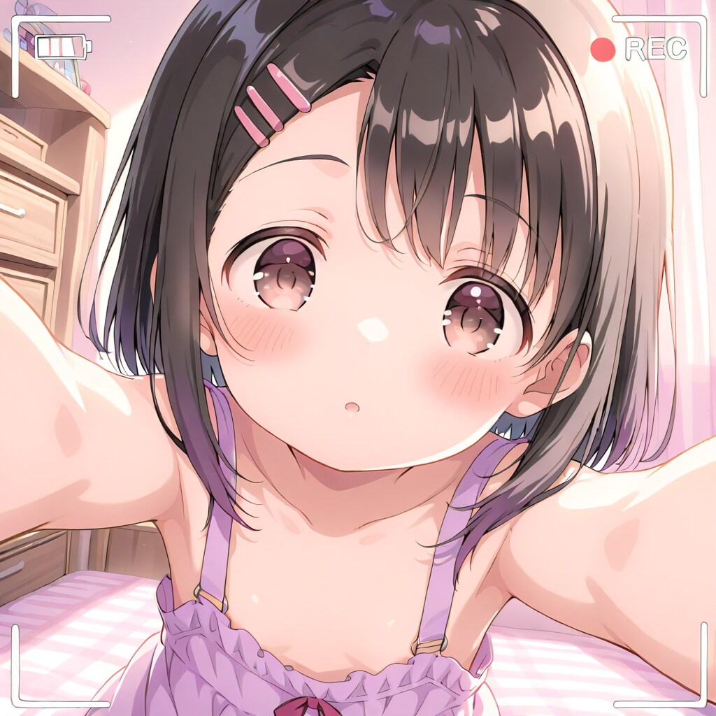 手招きする可愛いロリ