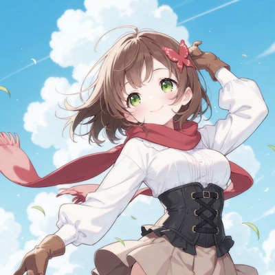 秋服仕様の転生ちゃん