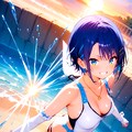 活発系ショートの競泳水着ギャルヒロインちゃん！ 2枚目