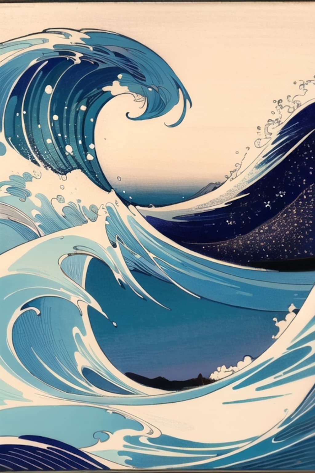 東神奈川沖白波