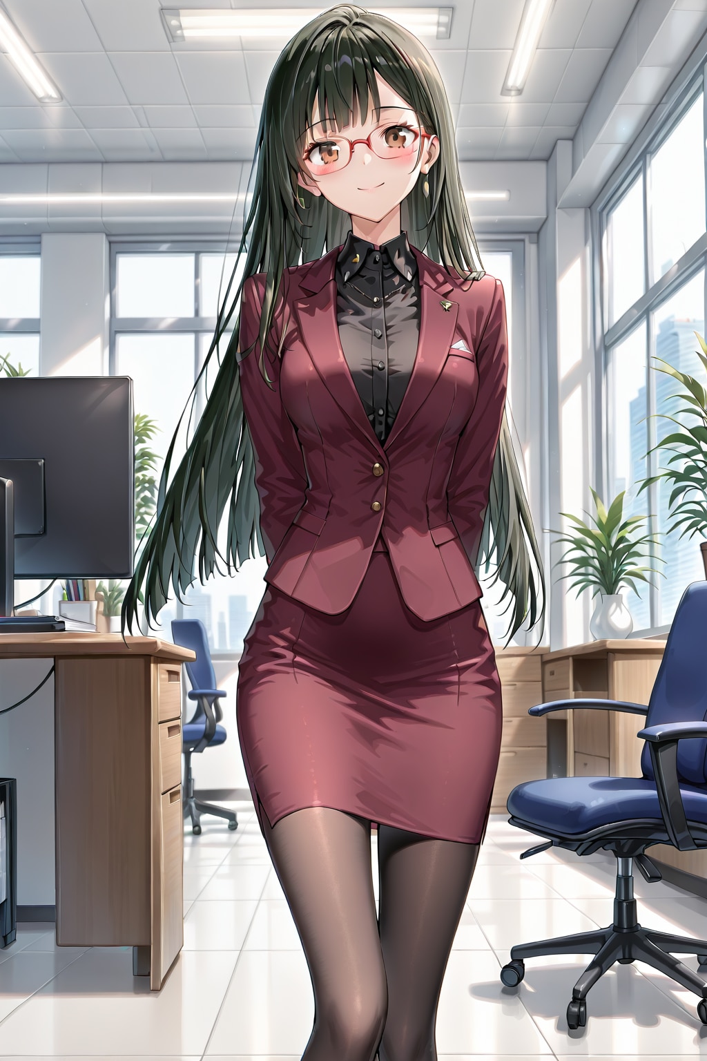 オフィス | の人気AIイラスト・グラビア