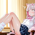 [夏休み最終日の朝]ほら準備出来たよー宿題も持ったし！いくよいくよー…え？ 5枚目