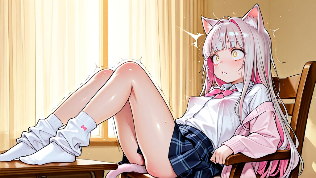 [夏休み最終日の朝]ほら準備出来たよー宿題も持ったし！いくよいくよー…え？
