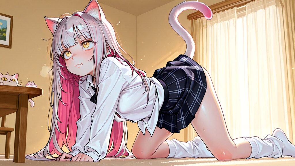 [夏休み最終日の朝]ほら準備出来たよー宿題も持ったし！いくよいくよー…え？
