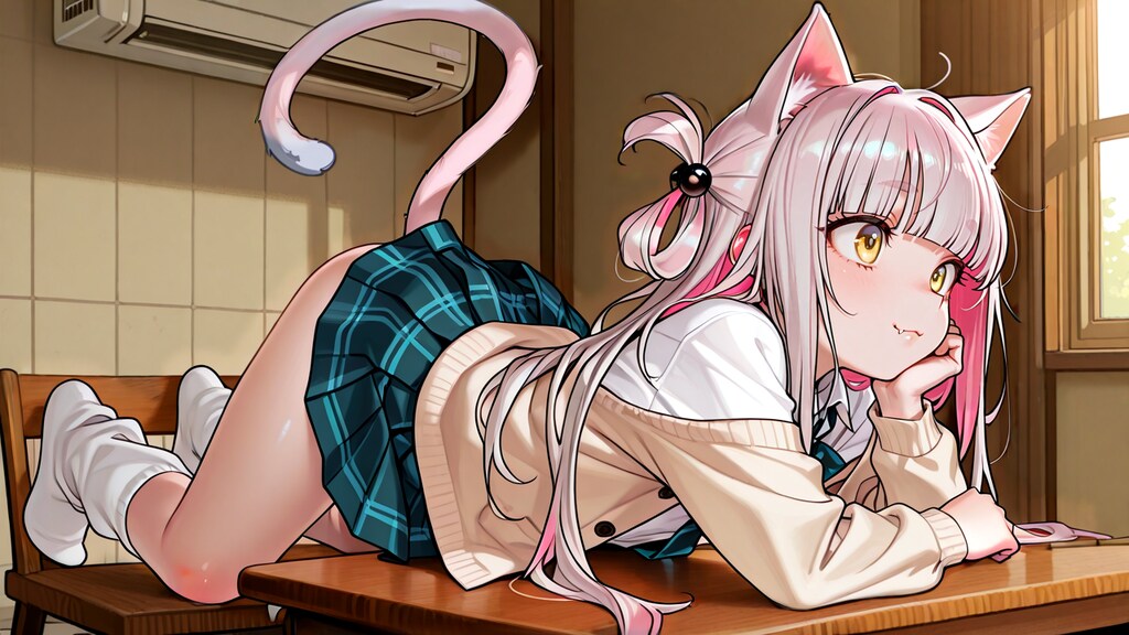 [夏休み最終日の朝]ほら準備出来たよー宿題も持ったし！いくよいくよー…え？