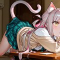 [夏休み最終日の朝]ほら準備出来たよー宿題も持ったし！いくよいくよー…え？ 2枚目