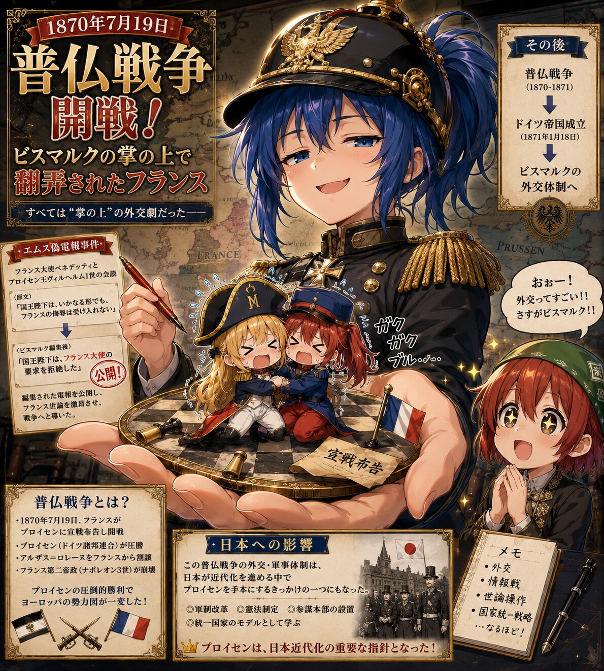 7月19日は普仏戦争が始まった日