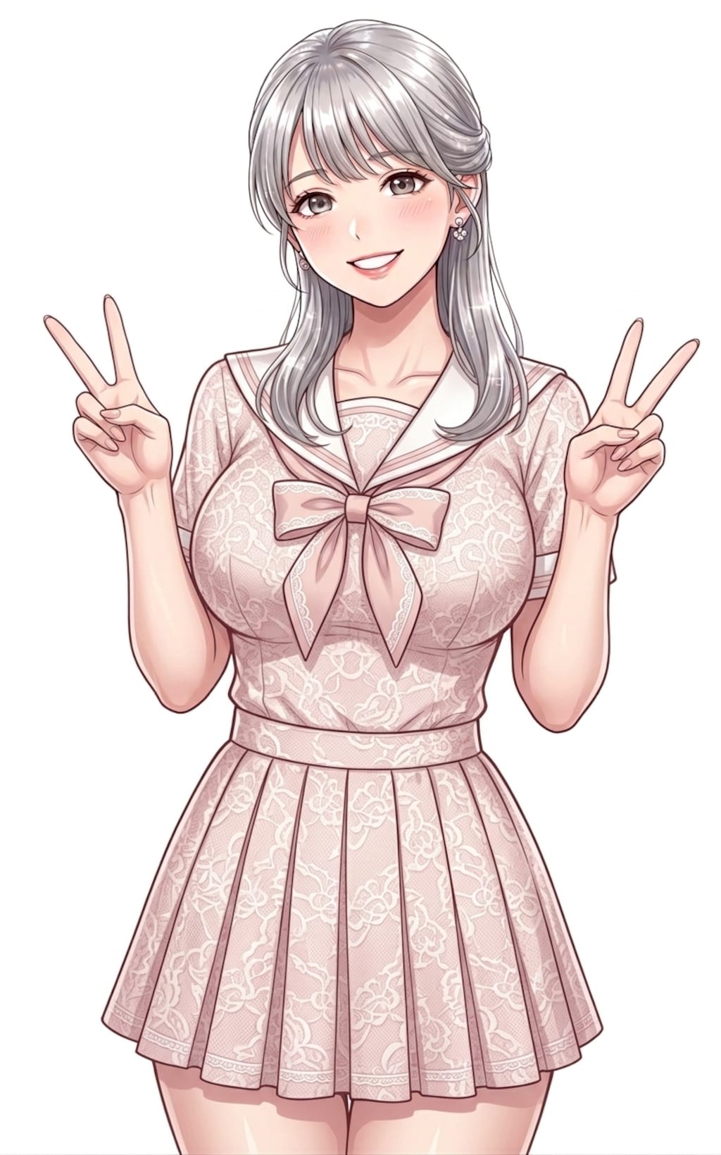 銀髪