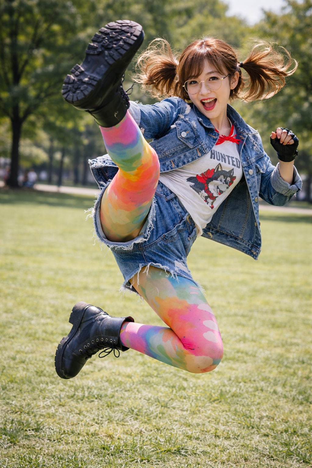 ホットパンツの3人