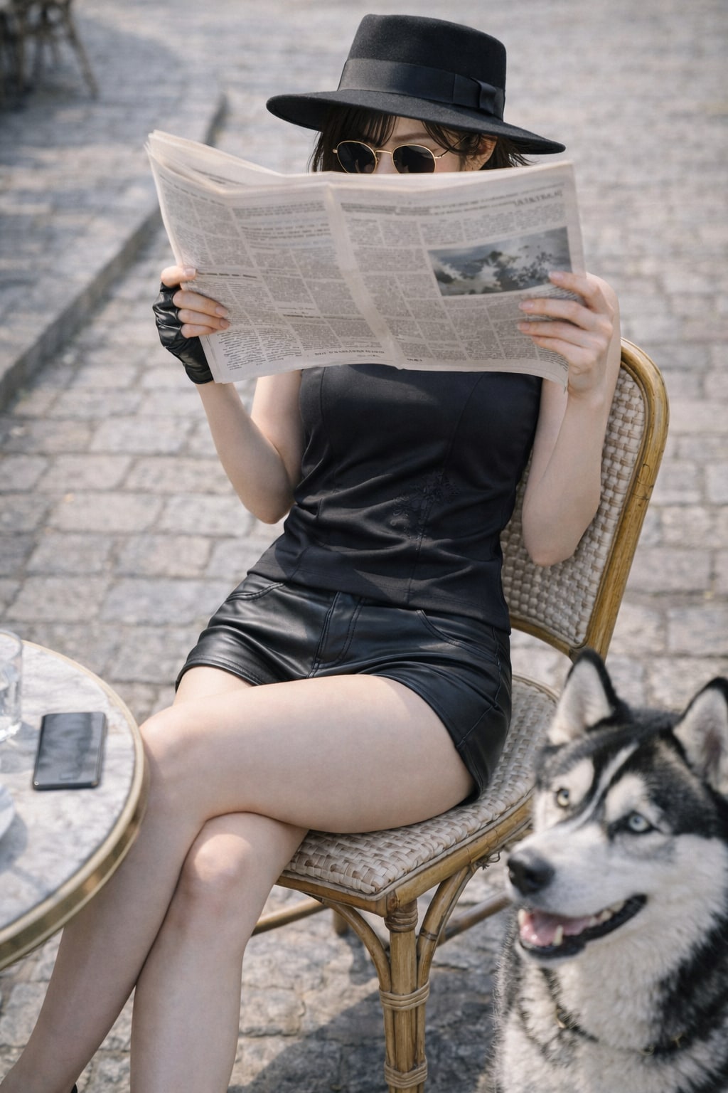 ホットパンツの3人