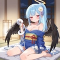 天使ちゃん（堕天使モード）・蛇の誘惑 2枚目
