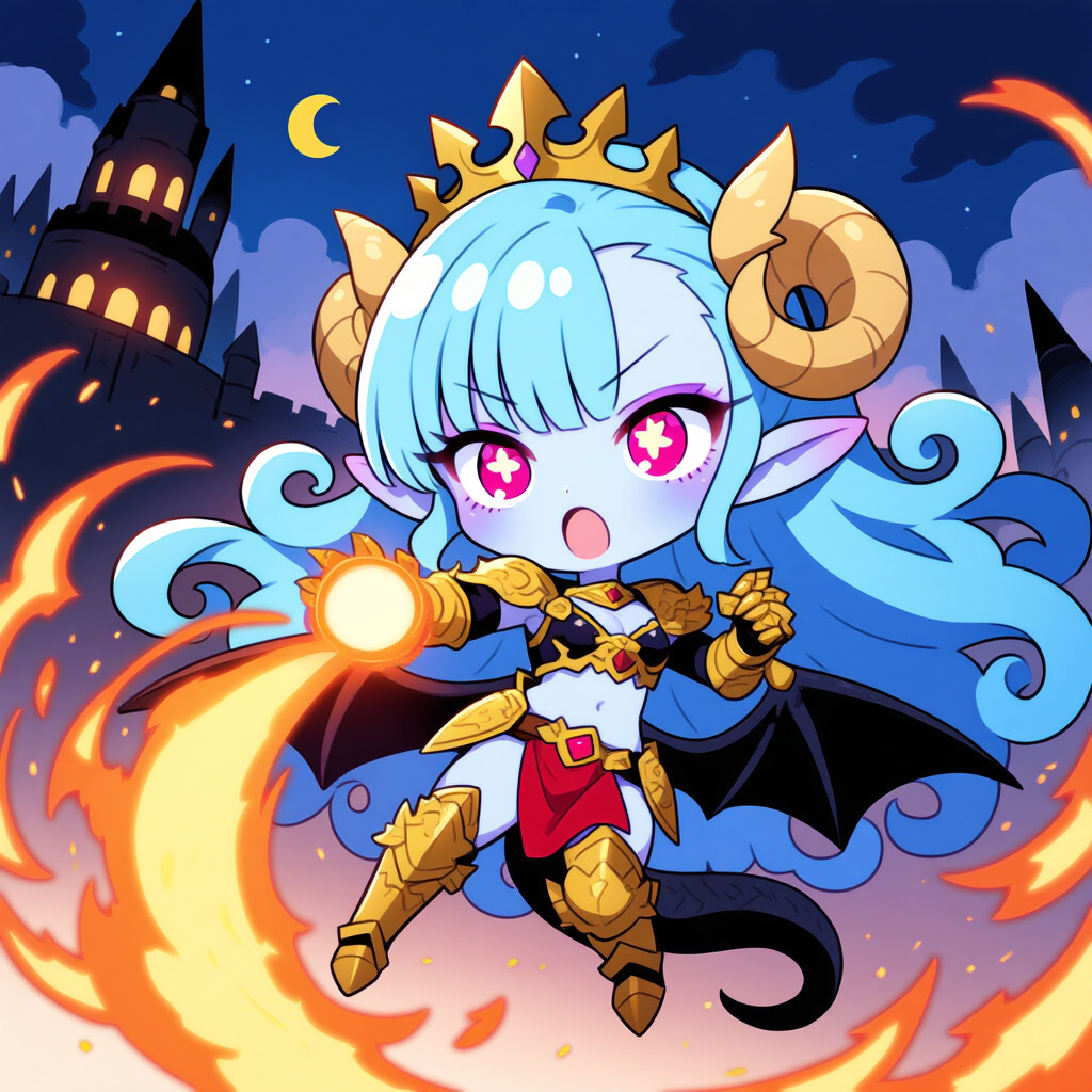 ちびベルゼブブバトル