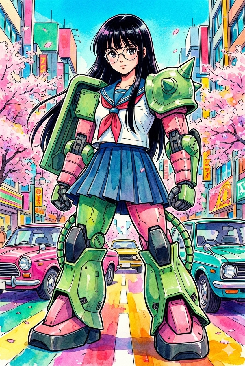 ザクっ娘!眼鏡ッ娘!! | の人気AIイラスト・グラビア