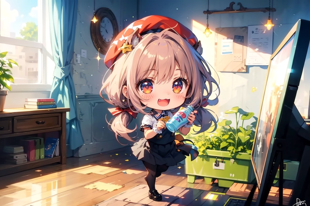 ウマちびちゃんがコーラを振るだけ- (♪。