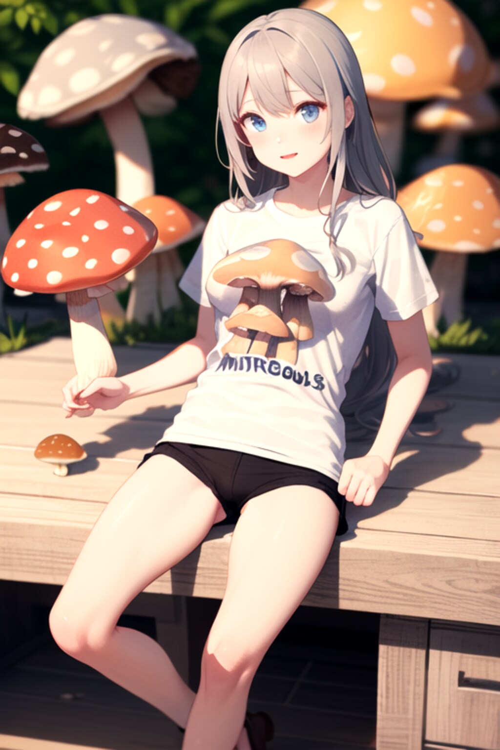 立体きのこTシャツシリーズ