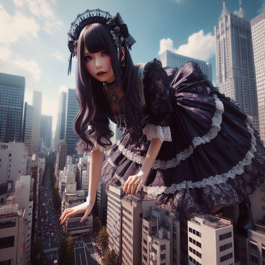 巨大ゴスロリ