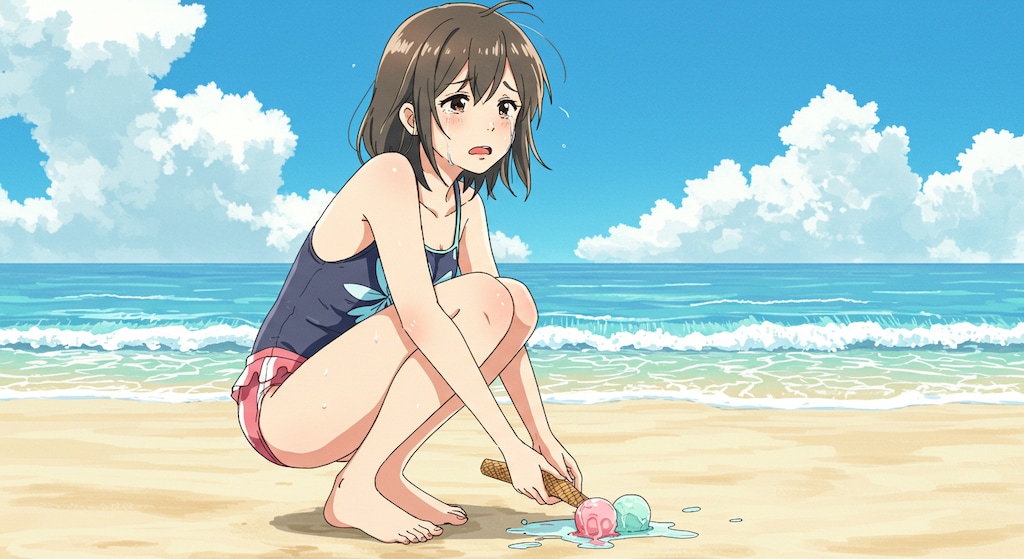 君が流した涙の理由-ImageFX編