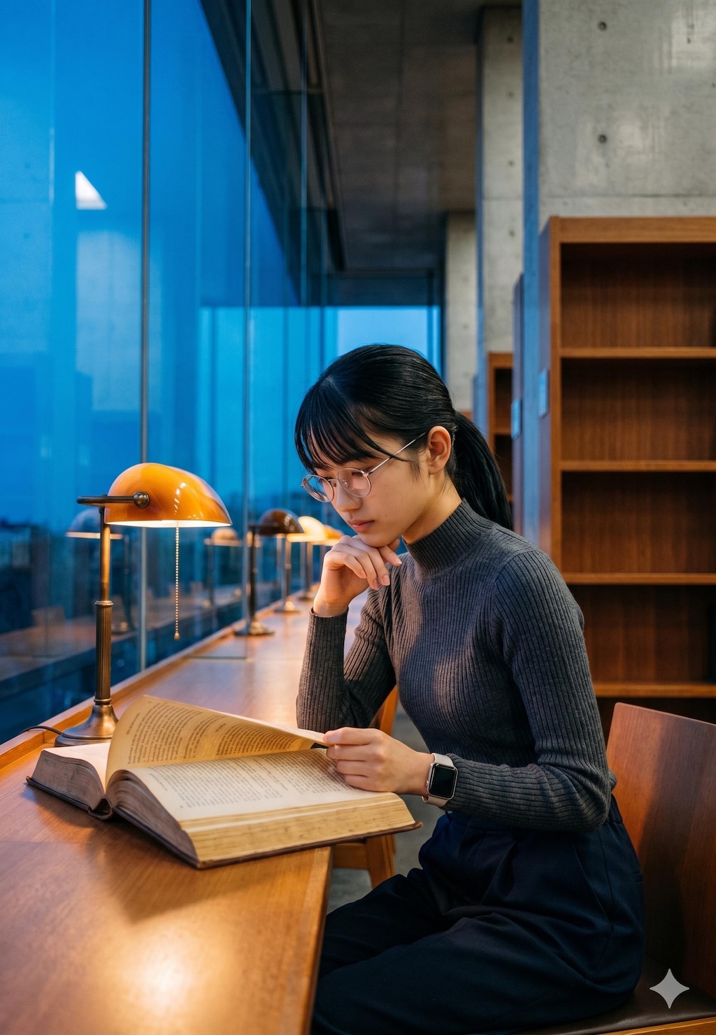 普通の美人　司書