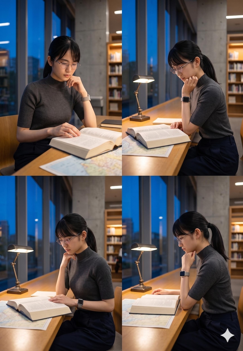普通の美人　司書