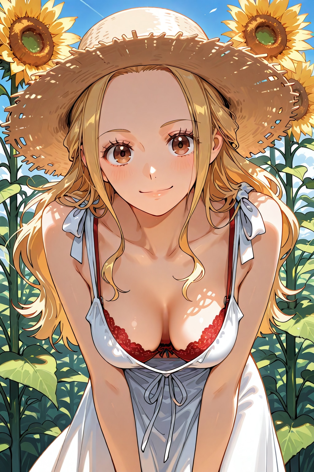 胸チラ017