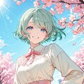 女の子と桜 2026　その１６ 4枚目