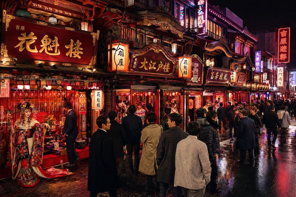【並行世界の日常】5分後の世界・花街「吉原」がある世界(グラブジャムンさん主催企画「並行世界の日常」エントリー作品)