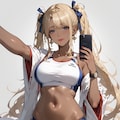巫女羽織クロップトップ_ver.1 2枚目