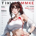 巫女羽織クロップトップ_ver.1 6枚目