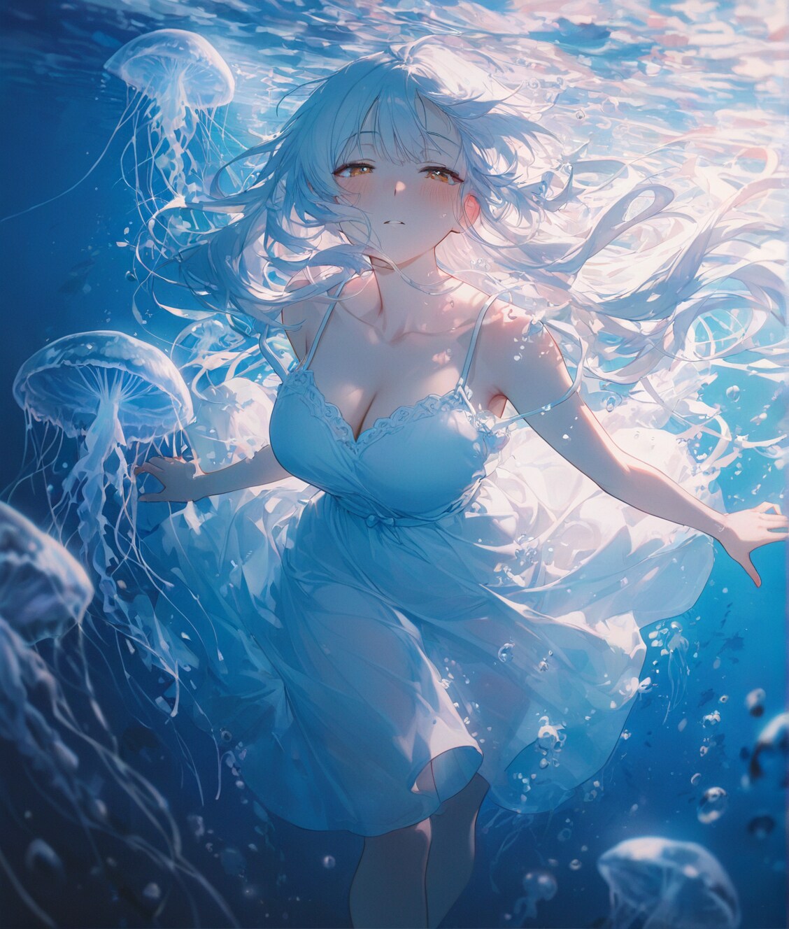 陽子｜夢の海で | の人気AIイラスト・グラビア