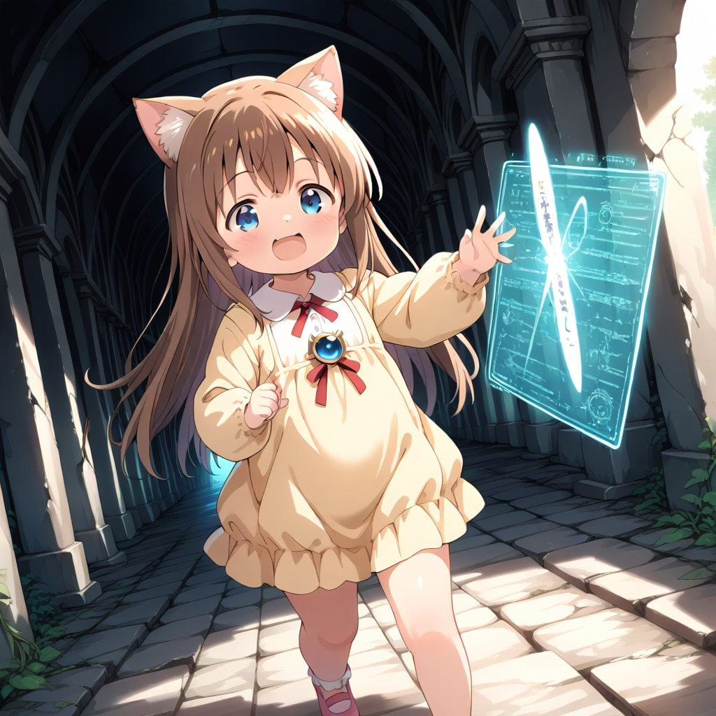 古代都市を進む小さな女の子 | の人気AIイラスト・グラビア