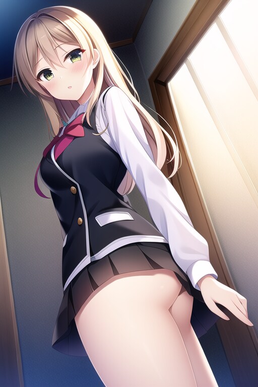 スカート、ひらり