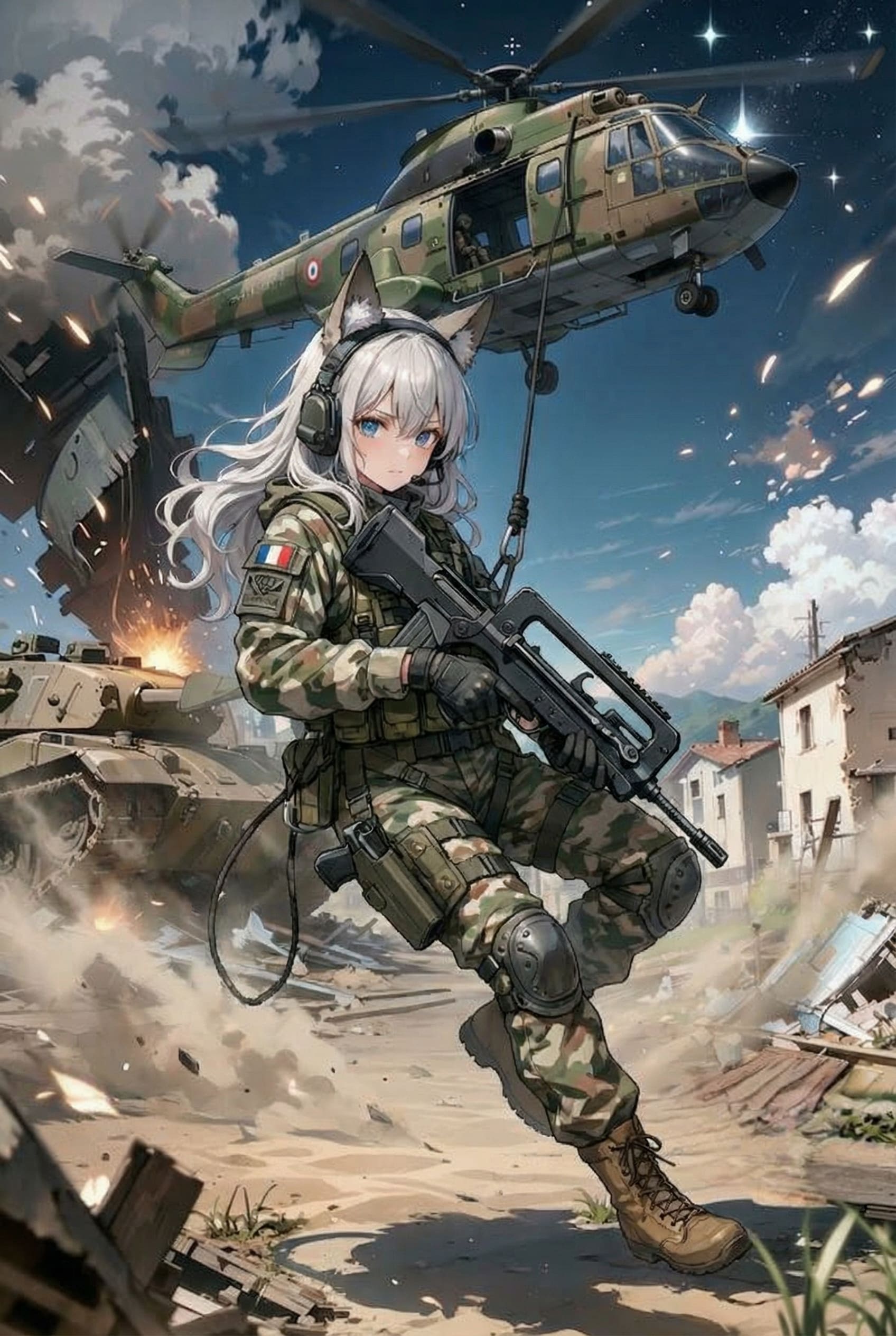 伝統と実績を誇るフランスの海兵特殊部隊🇫🇷 | の人気AIイラスト・グラビア