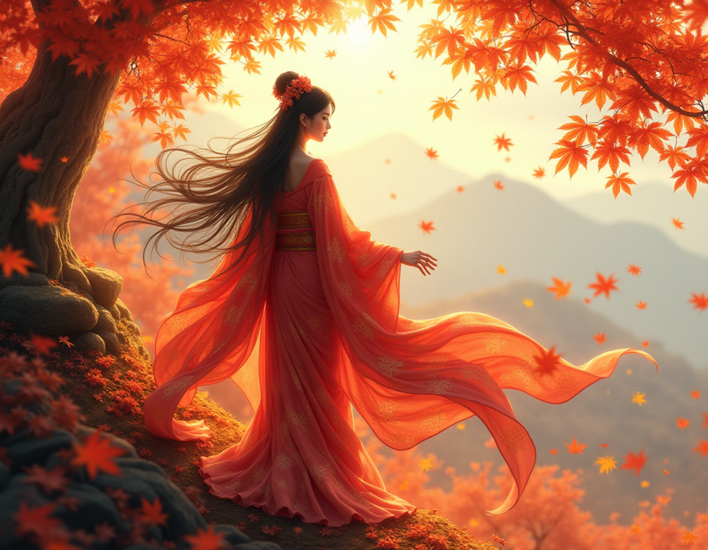 秋の女神：日本　竜田姫