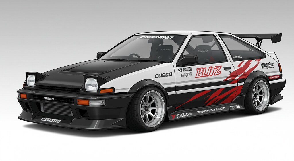 AE86レーシングカー