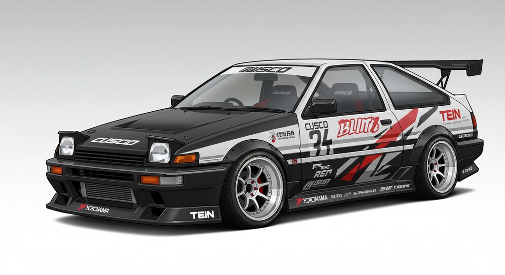 AE86レーシングカー