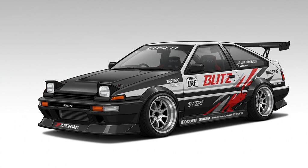 AE86レーシングカー