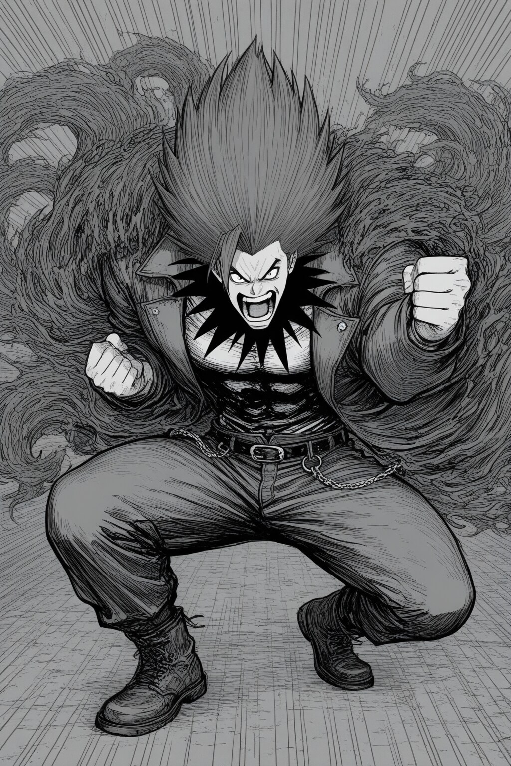 阿鼻叫喚 | の人気AIイラスト・グラビア