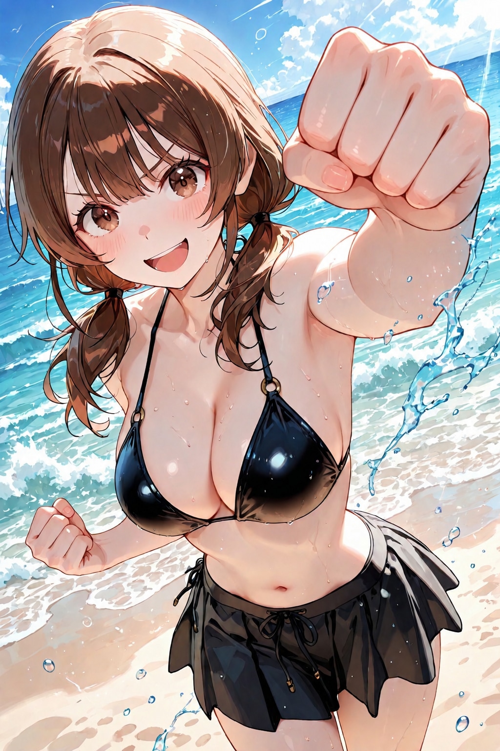 絵海ちゃんパーンチ！